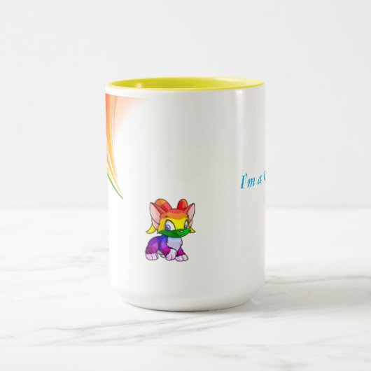 私はかわいこちゃん マグカップ (中央)