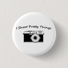 私はかわいらしい事の写真撮影を撃ちます 缶バッジ