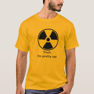 私はかわいらしい素晴らしいの放射のTシャツです Tシャツ