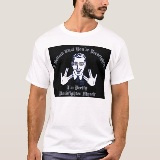 私はかわいらしいNerdfighterです Tシャツ (正面)