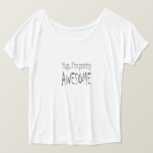 私はかわいらし素晴らし Tシャツ (デザイン正面)