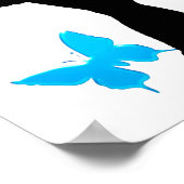 私はかわいらし踊りのポパーソナライズされたスター ポスター (角)