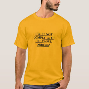 私はが付いているメンズTシャツ/USUPERS従うためにあります Tシャツ