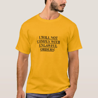 私はが付いているメンズTシャツ/USUPERS従うためにあります Tシャツ