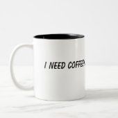 私はが付いている反射のマグCOFFを…必要とします ツートーンマグカップ (左)