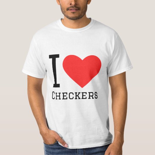 私はが大好市松模様にき Tシャツ (正面)