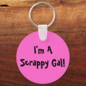 私はくず肉のギャル・キーチェーンだ キーホルダー (正面)