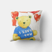 私はくま-気球2011年愛します クッション (裏面)
