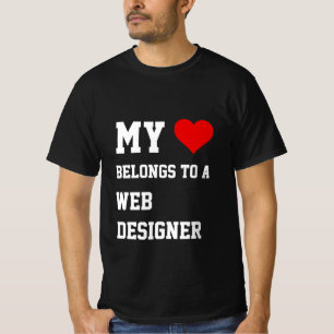 私はくもの巣デザイナーのTシャツに所属している Tシャツ