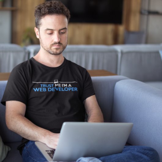 私はくもの巣開発者ギークIT技術である Tシャツ