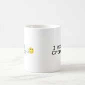 私はけいれんのマグを憎みます コーヒーマグカップ (中央)