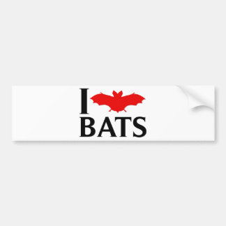 私はこうもりを愛します バンパーステッカー