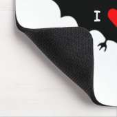 私はこうもりをlove マウスパッド (コーナー)