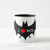 私はこうもりをlove マグカップ (中央)