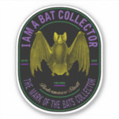 私はこうもり収集家だ シール (正面)