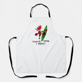 私はこう転がしている エプロン