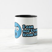 私はここからの天王星を見ることができます マグカップ (中央)