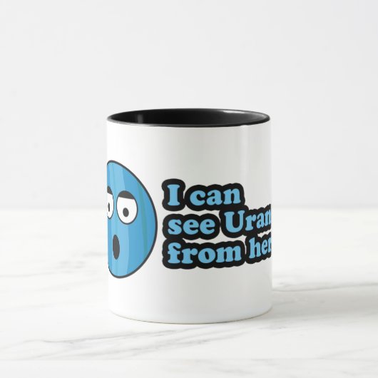 私はここからの天王星を見ることができます マグカップ (中央)