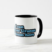 私はここからの天王星を見ることができます マグカップ (正面右)