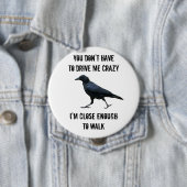 私はここからの熱狂するに歩くできます 缶バッジ (インサイチュ)