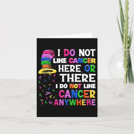 私はここでのガンが好きではないし、そこでもCが好きではない カード (正面)