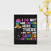 私はここでのガンが好きではないし、そこでもCが好きではない カード (黄色い花)