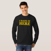 私はここでは10が嫌い Tシャツ (正面フル)