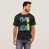 私はここで先生ライフ先生の日の意味 Tシャツ (正面フル)