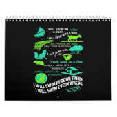 私はここで泳ぐか、あるいはどこへでも泳ぐか カレンダー (カバー)