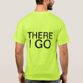 私はここにあります Tシャツ (裏面)