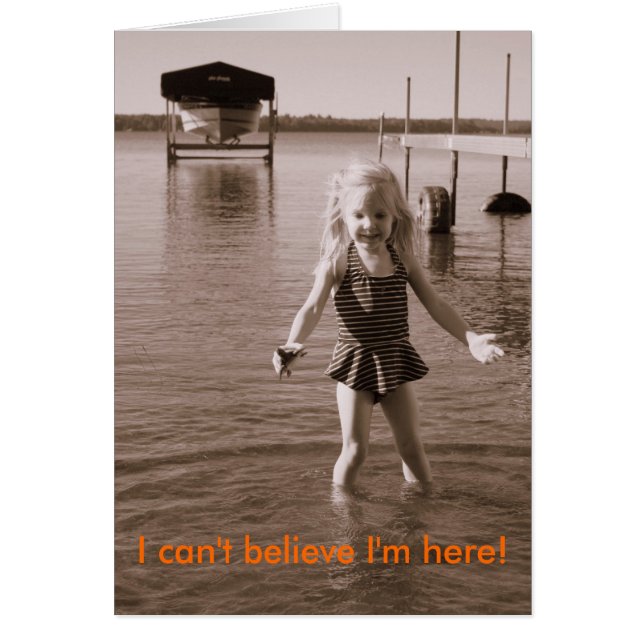 私はここにいます私を信じることができません! (正面)