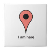 私はここにいます タイル (正面)