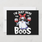 私はここにいるのはブーだけ ハロウィン女性ゴーストC シーズンカード (裏面)