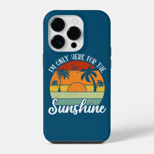 私はここにいるのは太陽の光と夏の雰囲気のためだけなの iPhone 14 PROケース