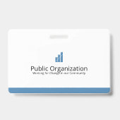 私はここにいる救済 – ボランティアID バッジ (裏面)