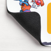 私はここに友人を作ることいます! マウスパッド (コーナー)