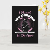 私はここに居るためにkドラマを止めた カード (黄色い花)