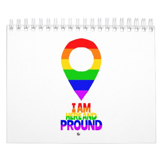 私はここに来て誇りを持ったLGBT カレンダー (カバー)