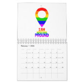 私はここに来て誇りを持ったLGBT カレンダー (2月 2026)