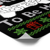 私はここに醜いクリスマスの男性がいるためにゲームを一時停止した ポスター (角)