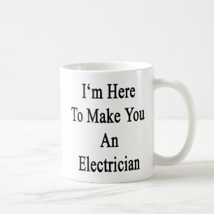 私はここに電気技師を作ることいます コーヒーマグカップ