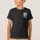 私はここにouttaいます! tシャツ (正面)