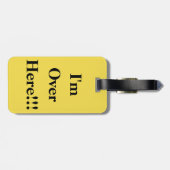 私はこちらにあります! 荷物のラベル ラゲッジタグ (裏面横)