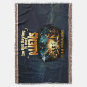 私はことわざではないエイリアンだったが、エイリアン スローブランケット (正面縦)