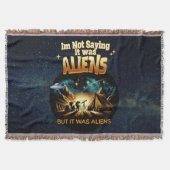 私はことわざではないエイリアンだったが、エイリアン スローブランケット (正面)
