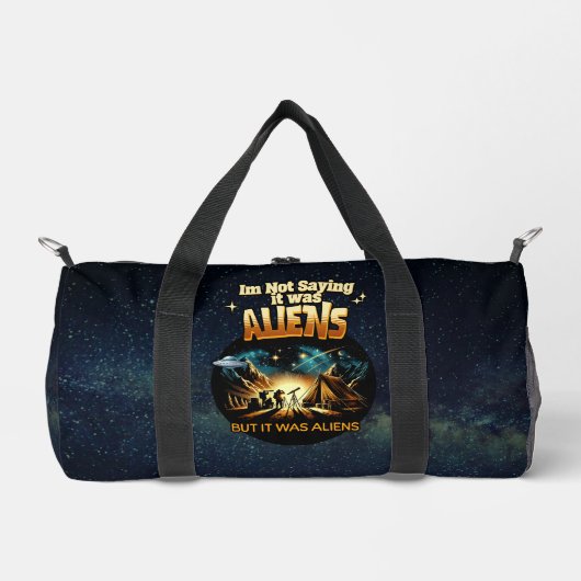 私はことわざではないエイリアンだったが、エイリアン ダッフルバッグ (正面)