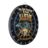 私はことわざではないエイリアンだったが、エイリアン ダーツボード (正面左)