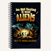 私はことわざではないエイリアンだったが、エイリアン ノートブック (正面)