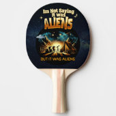 私はことわざではないエイリアンだったが、エイリアン 卓球ラケット (正面)