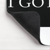 私はこのおもしろいでやる気を起こさせるなタイポグラフィを得ました マウスパッド (コーナー)